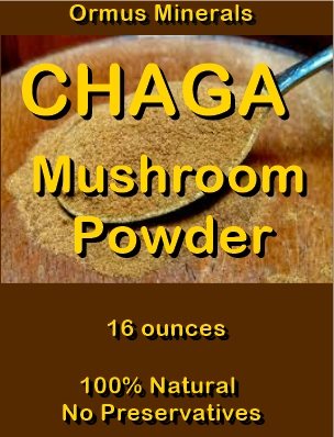 Ormus Minerals -CHAGA Mushroom Powder